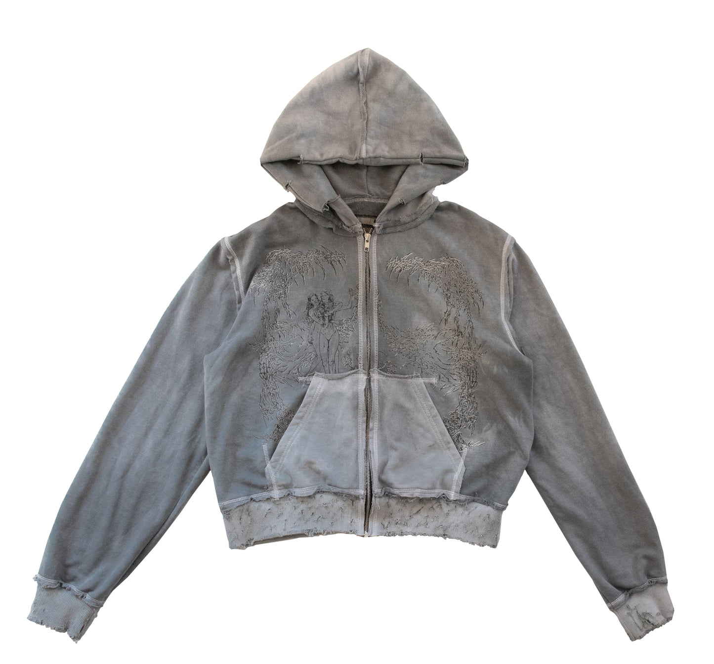 "nymph" asphalt hoodie