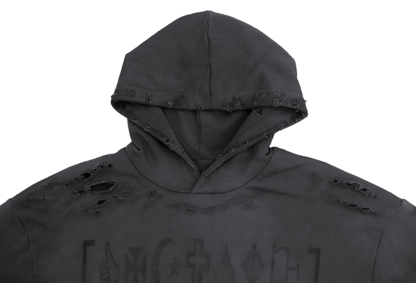 Reversible double-sided hoodie