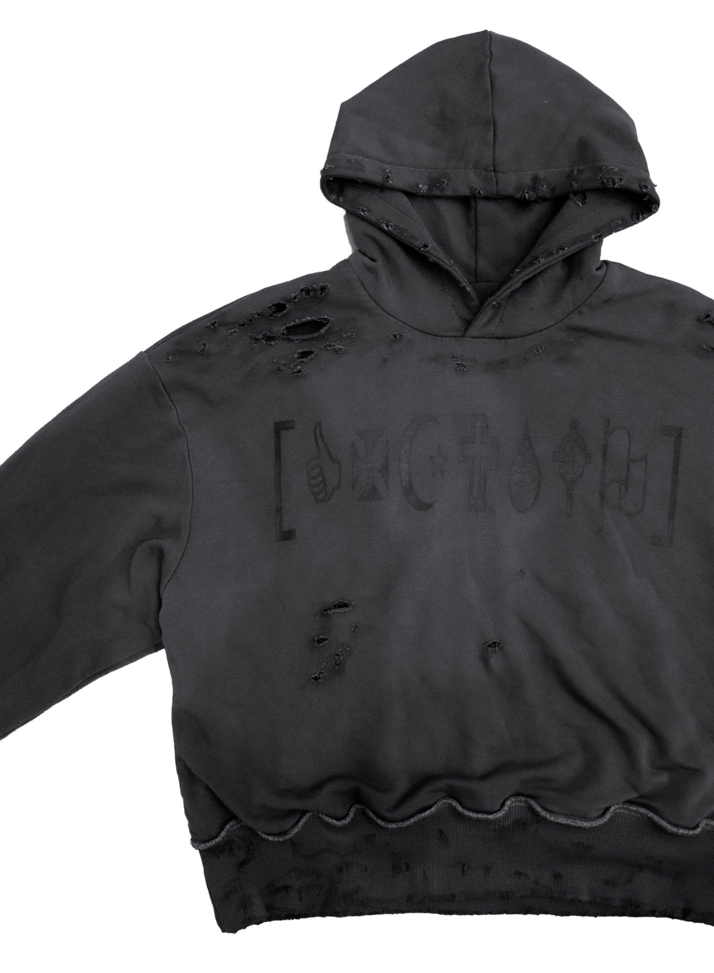 Reversible double-sided hoodie