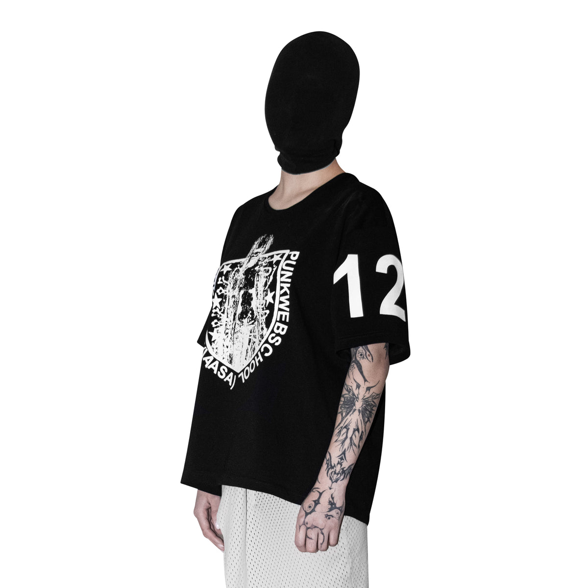 "PunkWebSchool" black t-shirt