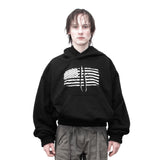 "Stars and Stripes" black hoodie