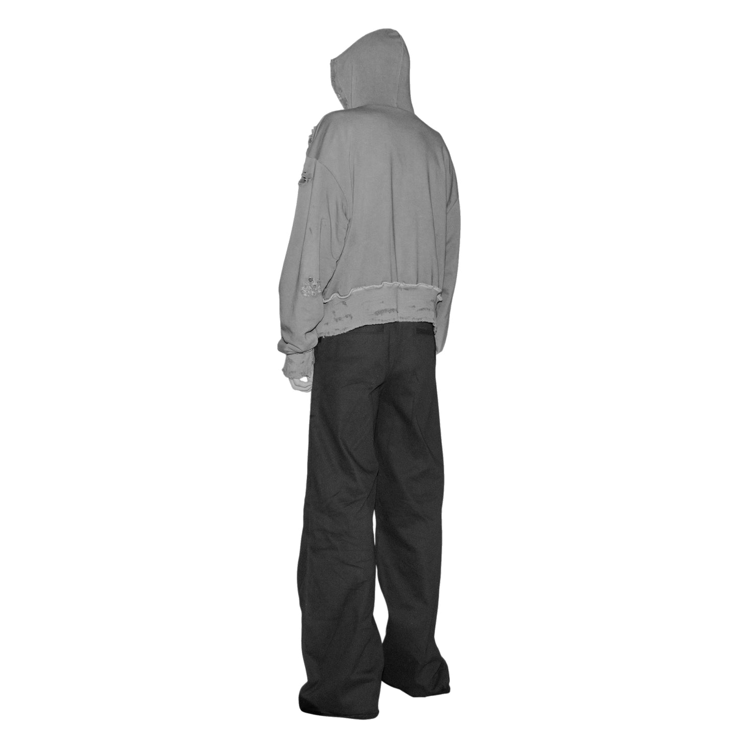 twinQR.HX_02" reversible double-sided hoodie