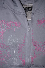 "nymph" szare hoodie